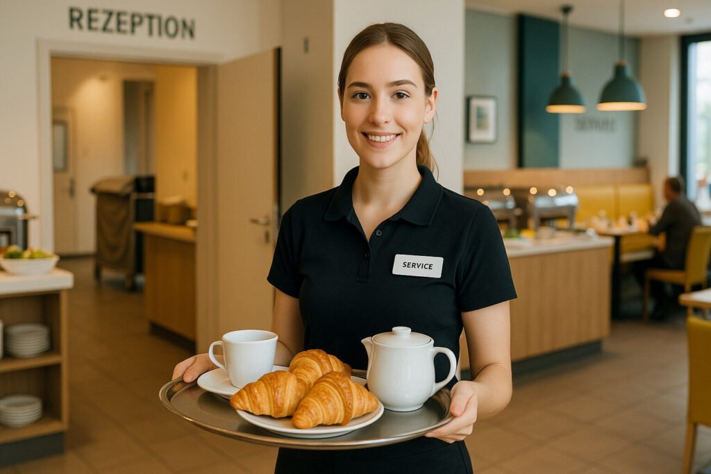 Assistant de service hôtelier : débuter sans formation en Allemagne