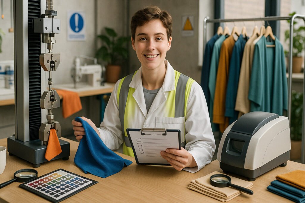 Formation de contrôleur de produits textiles en Allemagne