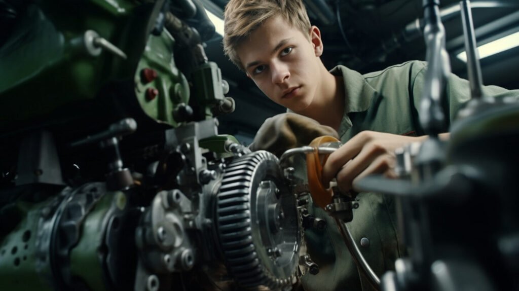 Formation de mécanicien pour les machines agricoles et de chantier en Allemagne