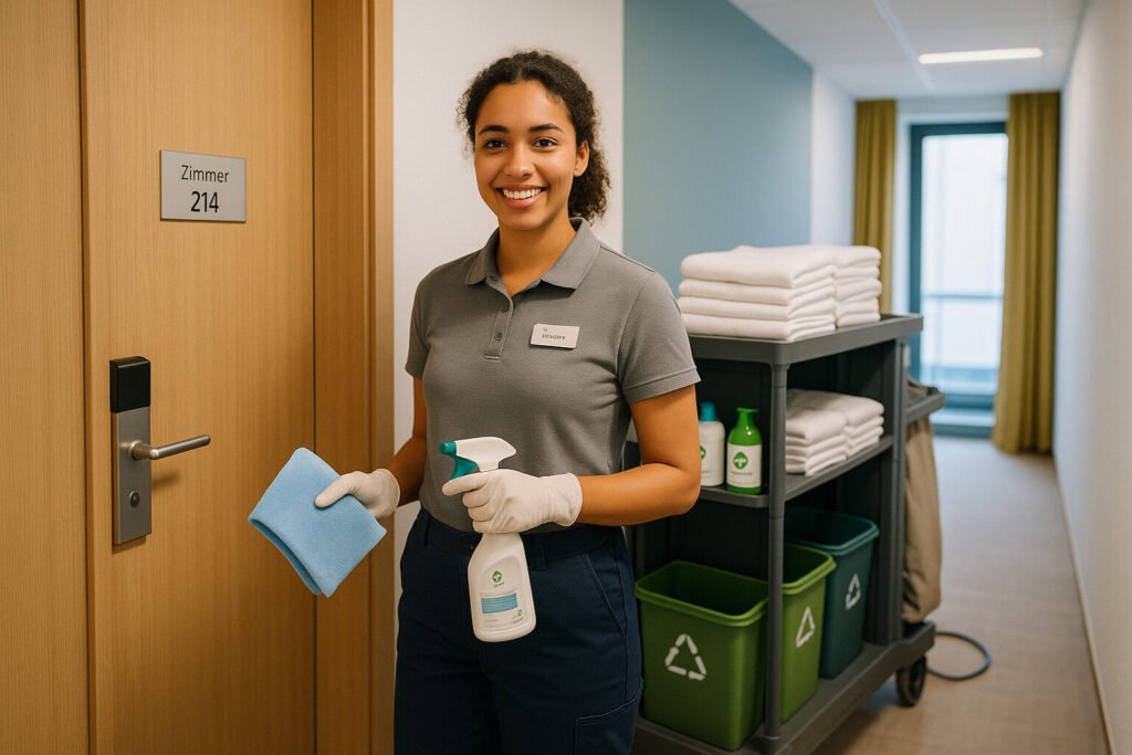 Housekeeping dans l'hôtellerie : une carrière sans diplôme en Allemagne
