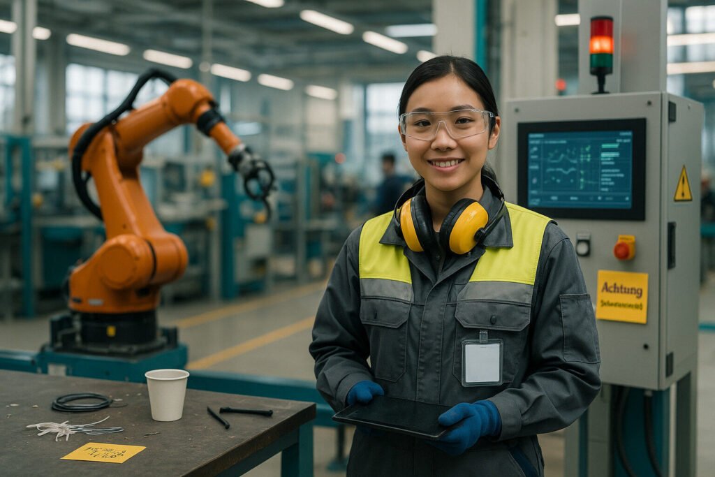 Mécatronicien industriel : la combinaison de la mécanique et de l'électronique en Allemagne